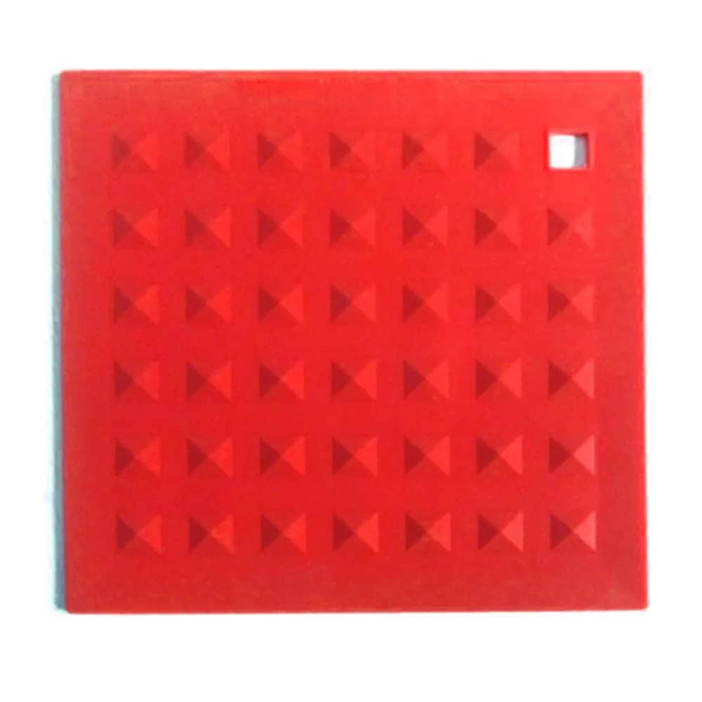 2 Pc Silicone Pot Holder Trivet Heat Resistant Non-Slip 7" Square Mats Placemats