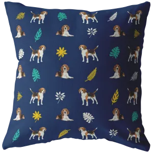 Beagle Pattern 2 Pillow