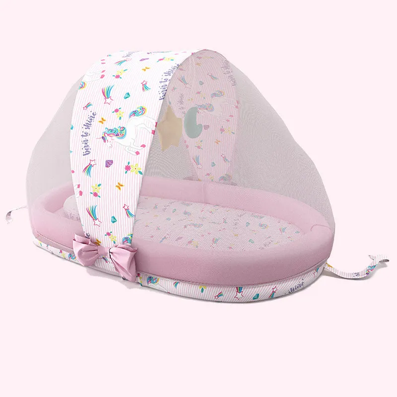Fancy Fluff Organic Multipurpose Mosquito Net Set - Unicorn