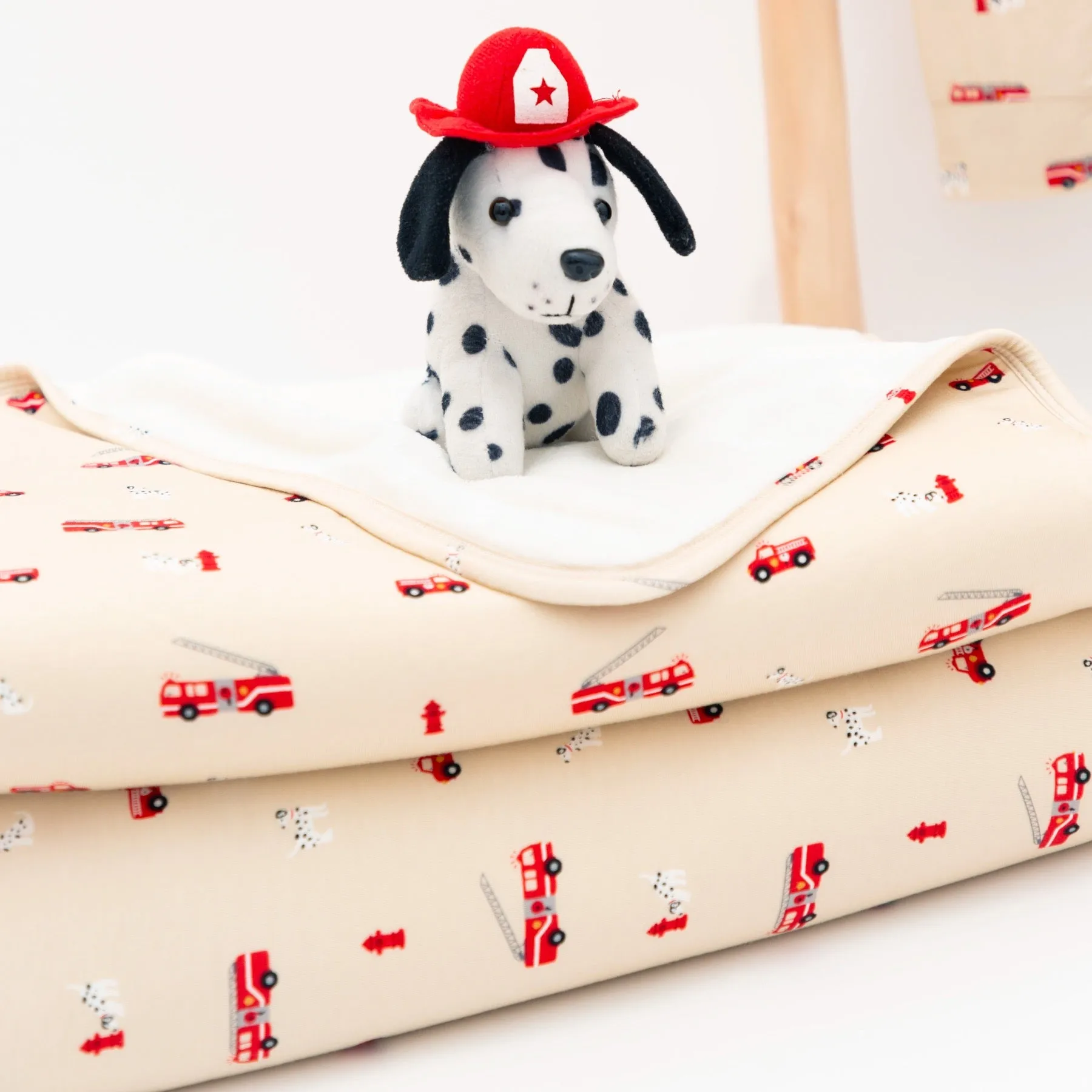 Firetrucks Adult Blanket