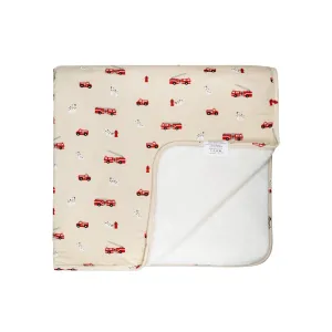 Firetrucks Adult Blanket