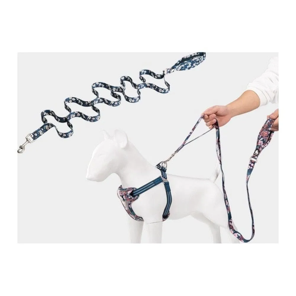 Floral Design Padded Handle Pet Leash