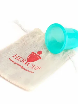 Goli Soda Her Cup Reusable Menstrual Cup for Women Teal