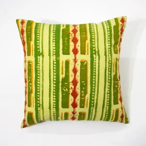 Hand Painted Accent Pillow Cover - Encoded