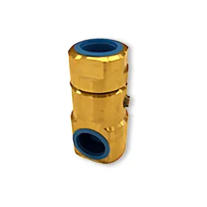 Hannay Reels 1 in. 90 Degree FXF Brass 800 PSI Super Swivel Joint (Buna)