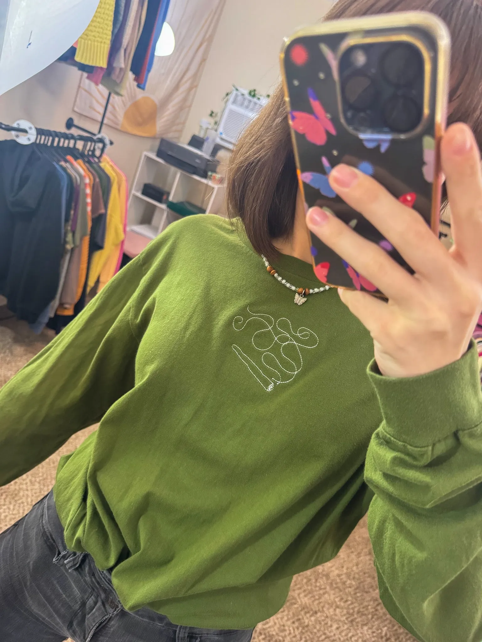 Joint Green Long Sleeve L