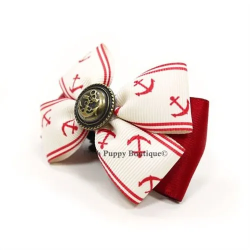 Nautical 1 Collar Slider Bow Tie