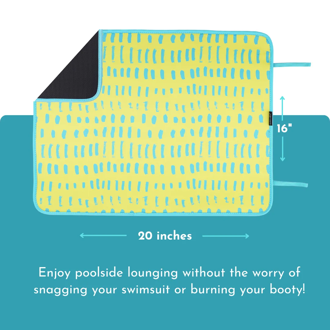 Neon Yellow Poolside Seating Mat