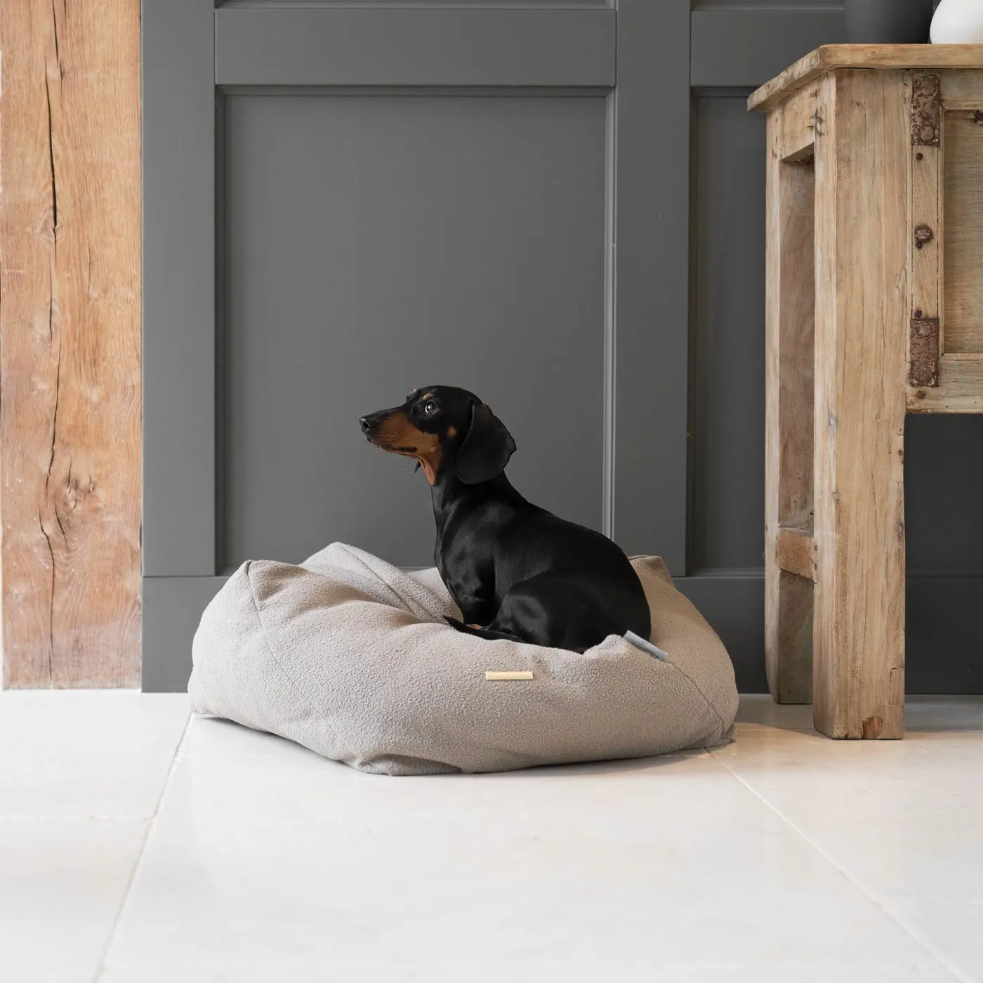 Snooze Pouff in Putty by Lords & Labradors