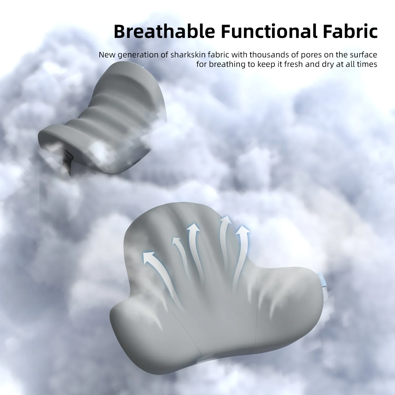 Vyvylabs Drive Ease Series Quick-drying Headrest Pillow