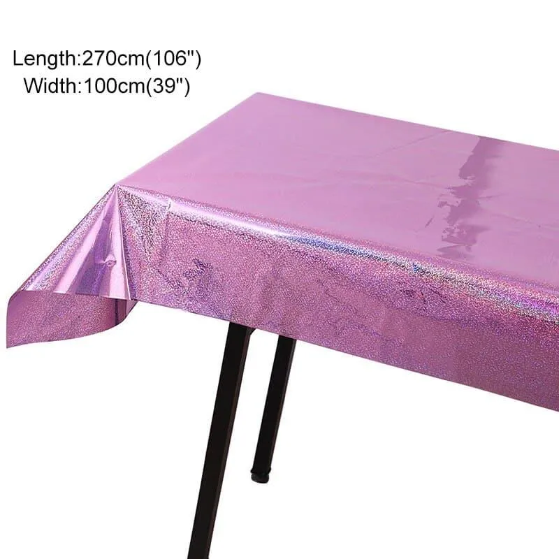 Waterproof Party Glitter Disposable Table Cloth