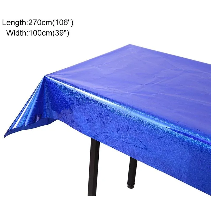 Waterproof Party Glitter Disposable Table Cloth